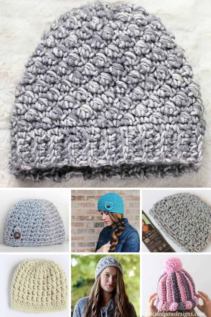 7 Bulky Yarn Crochet Hat Patterns Easy Crochet Patterns - Chunky Crochet Hat Free Pattern