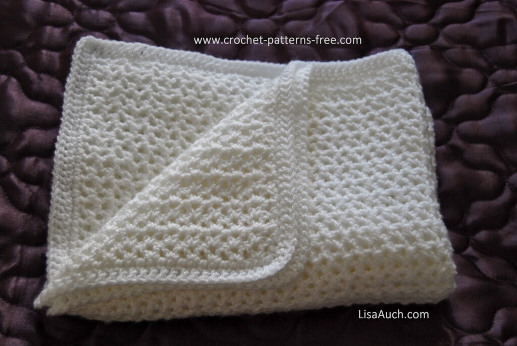 Free Crochet Patterns And Designs By LisaAuch Free Crochet Baby - Baby Girl Crochet Blanket Free Pattern