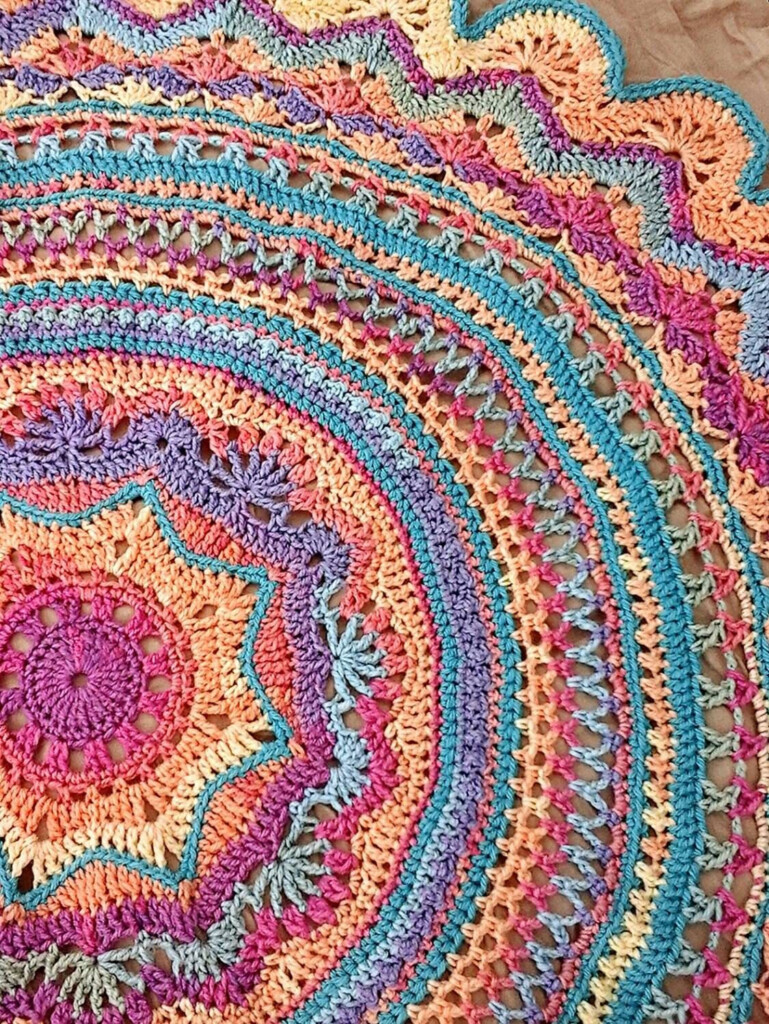 Mandala Crochet Blanket Pattern - Free Mandala Blanket Crochet Patterns